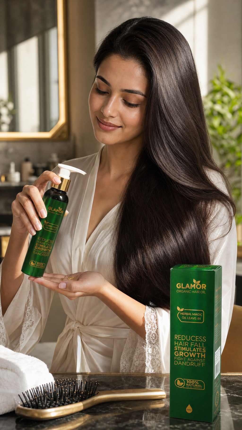 GLAMOR Organic Hair Oil