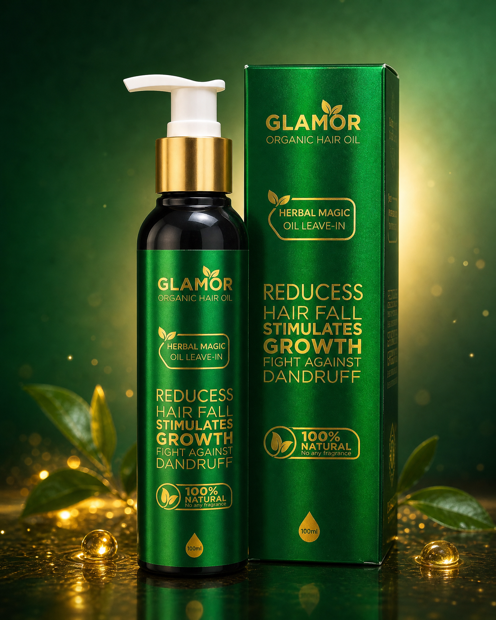GLAMOR Organic Hair Oil